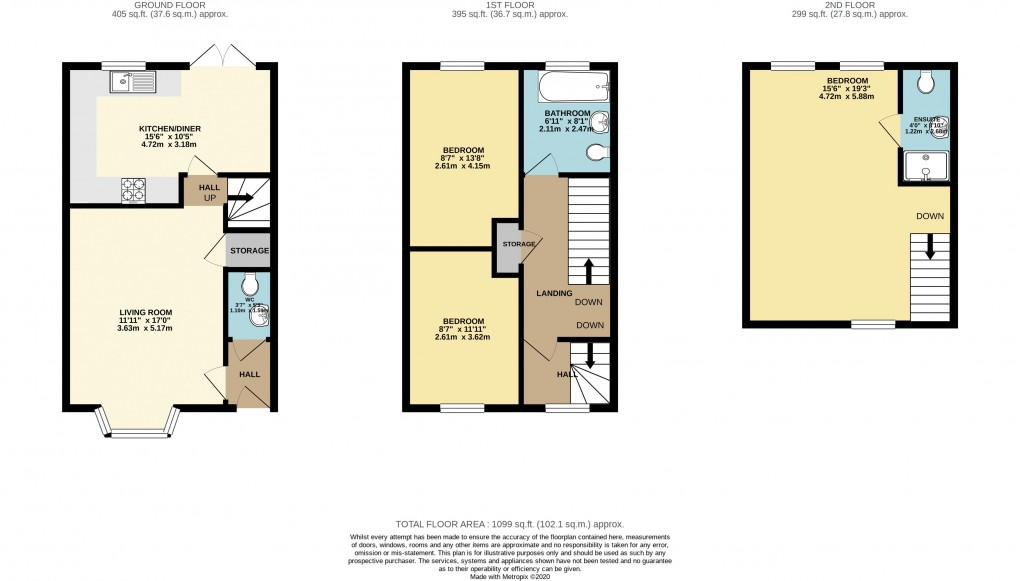 Floorplan for Fairfields, Buckinghamshire