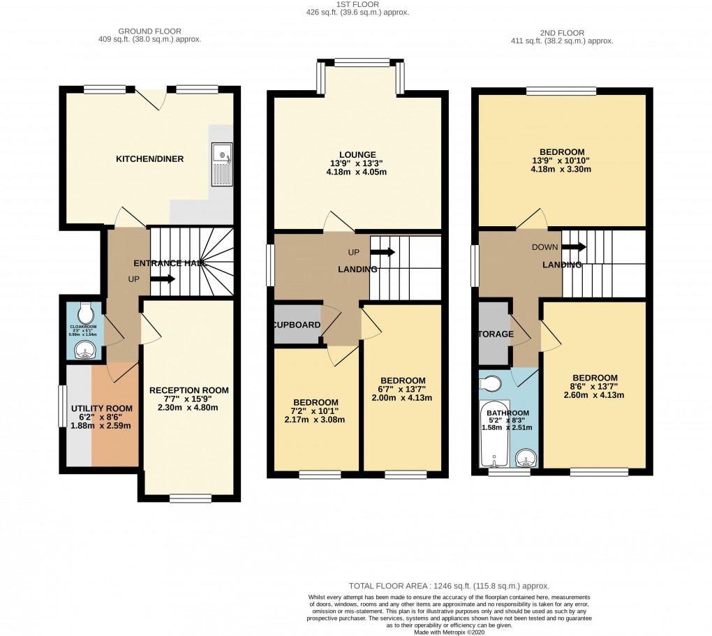 Floorplan for Bradwell Common, Buckinghamshire