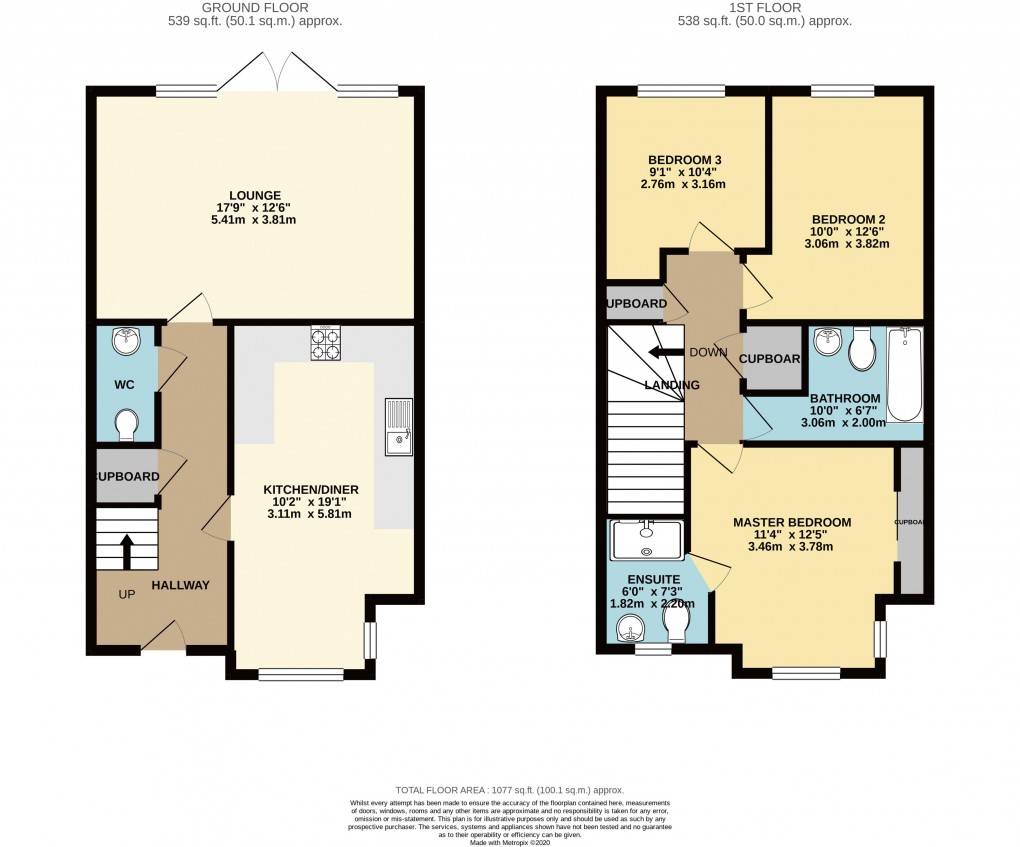 Floorplan for Ashland, Buckinghamshire