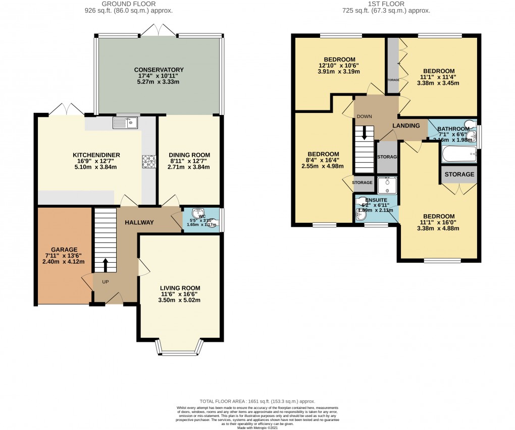 Floorplan for Tattenhoe, Buckinghamshire