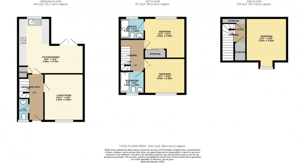 Floorplan for Brooklands, Buckinghamshire