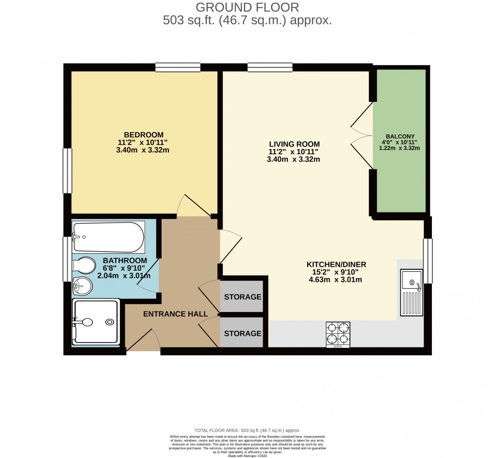 Floorplan for Whitehouse, Buckinghamshire