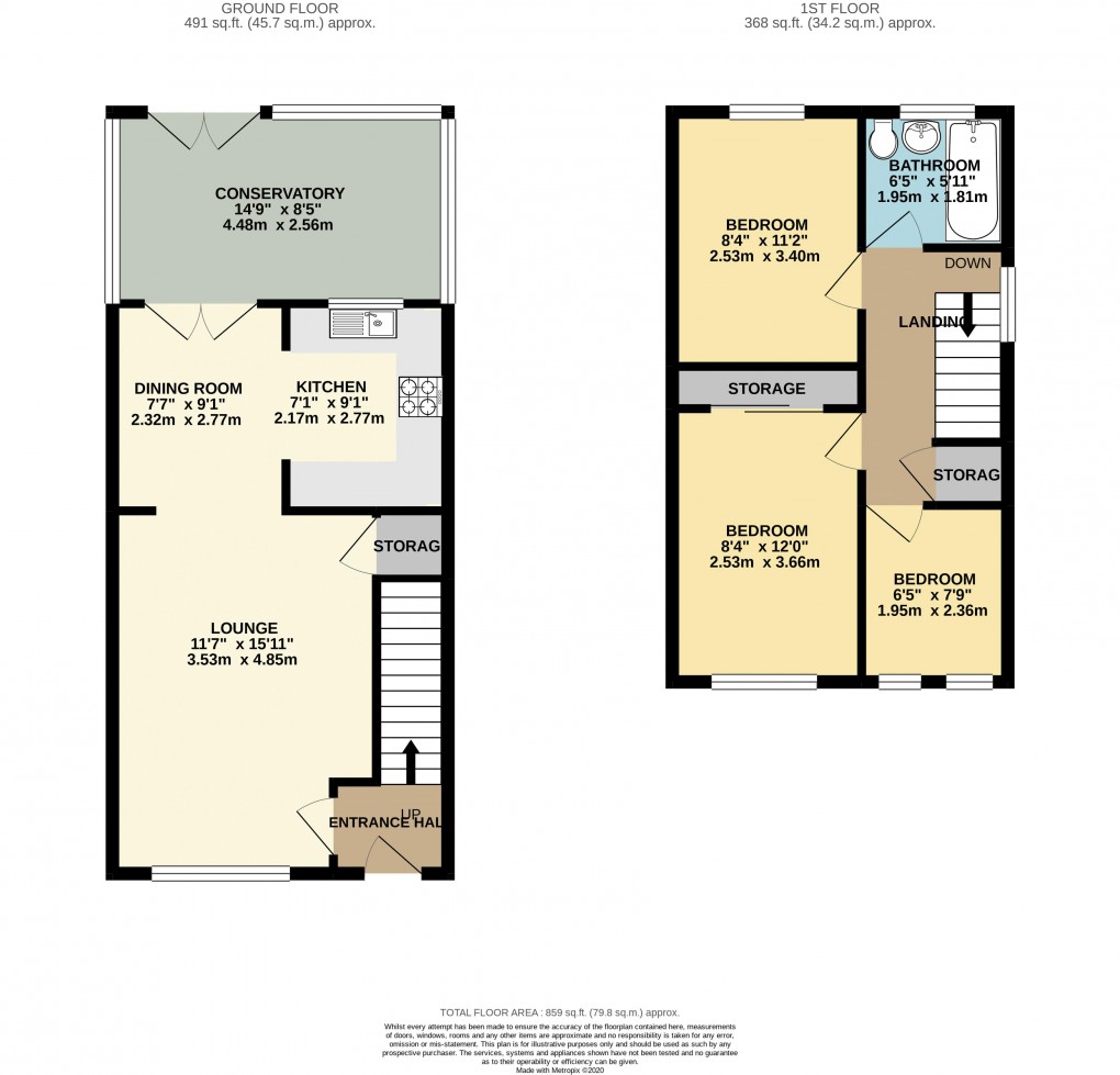 Floorplan for Great Holm, Buckinghamshire