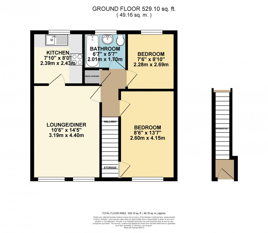Floorplan for Shenley Church End, Buckinghamshire