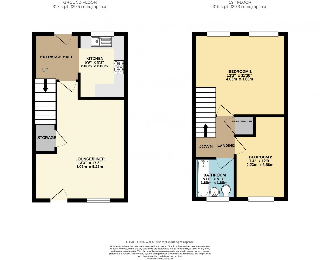 Floorplan for Northampton, Northamptonshire