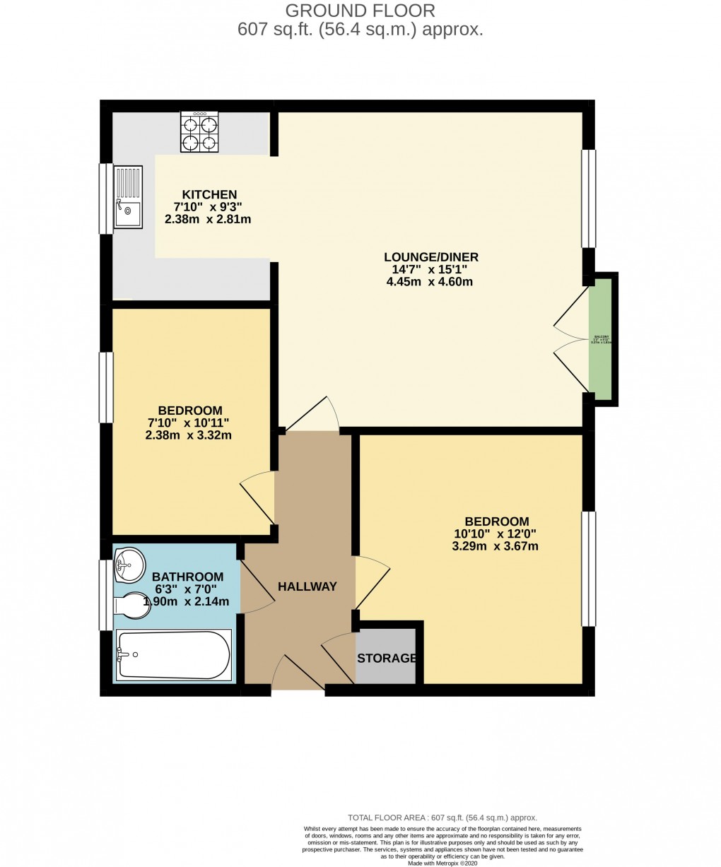 Floorplan for Broughton, Buckinghamshire