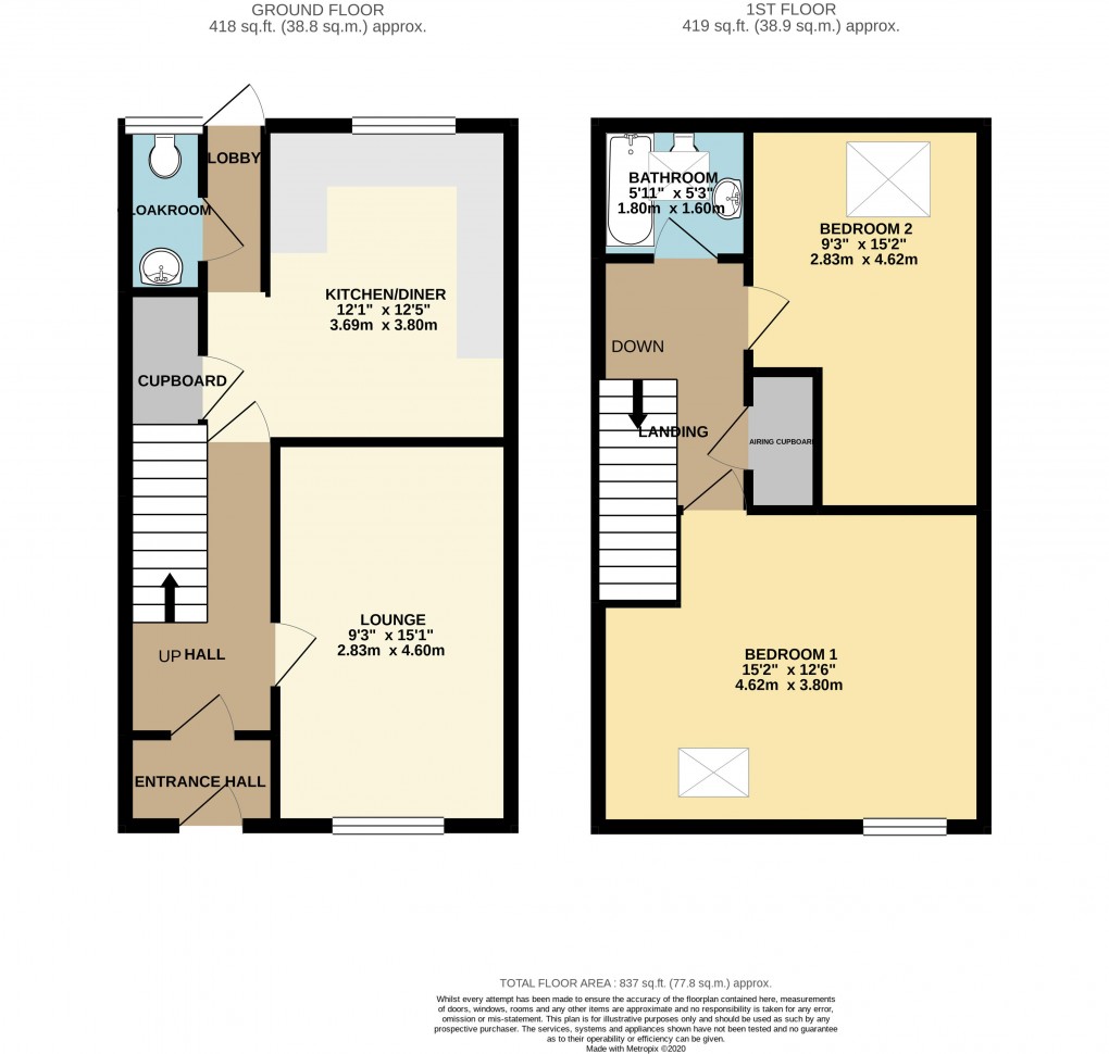 Floorplan for Monkston Park, Buckinghamshire