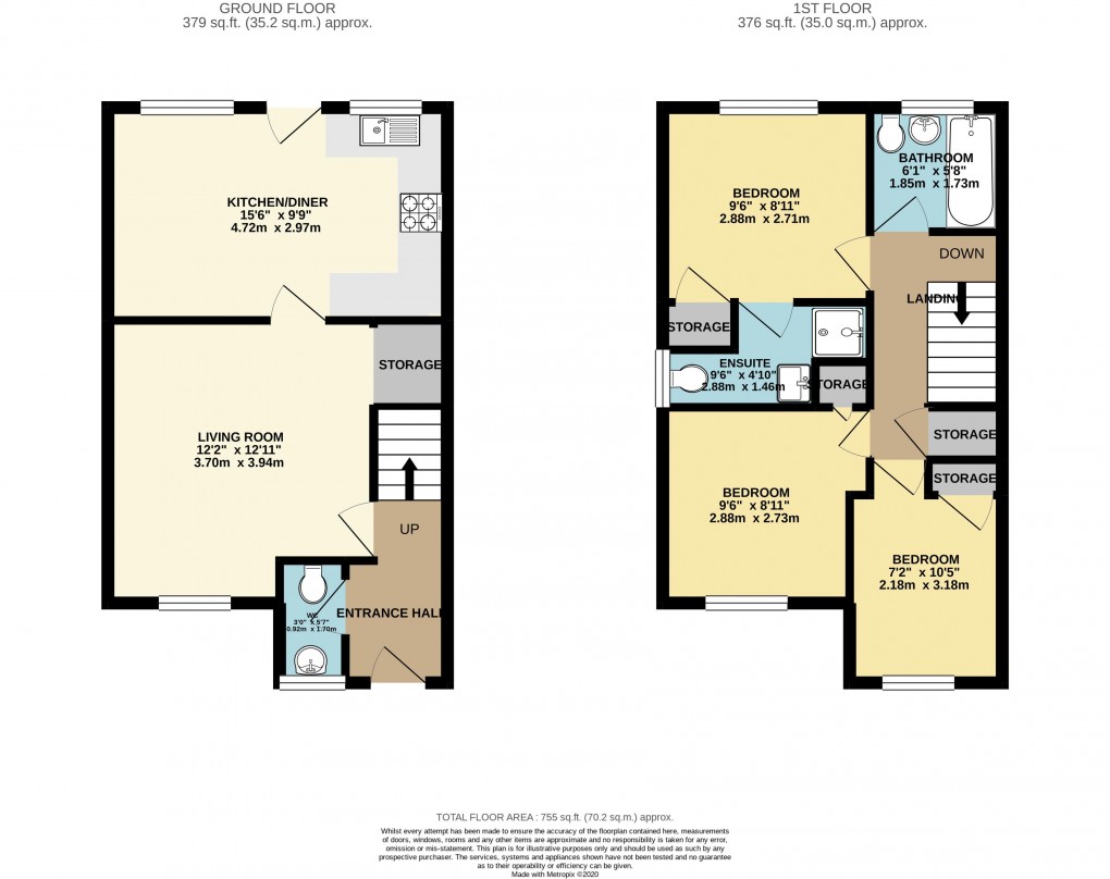 Floorplan for Tattenhoe, Buckinghamshire