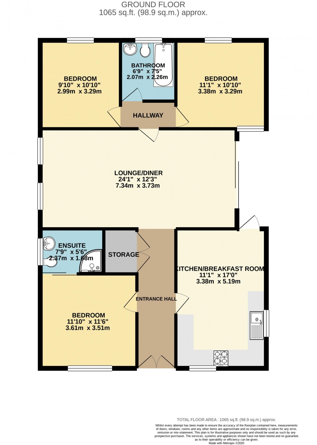 Floorplan for Bradwell Common, Buckinghamshire