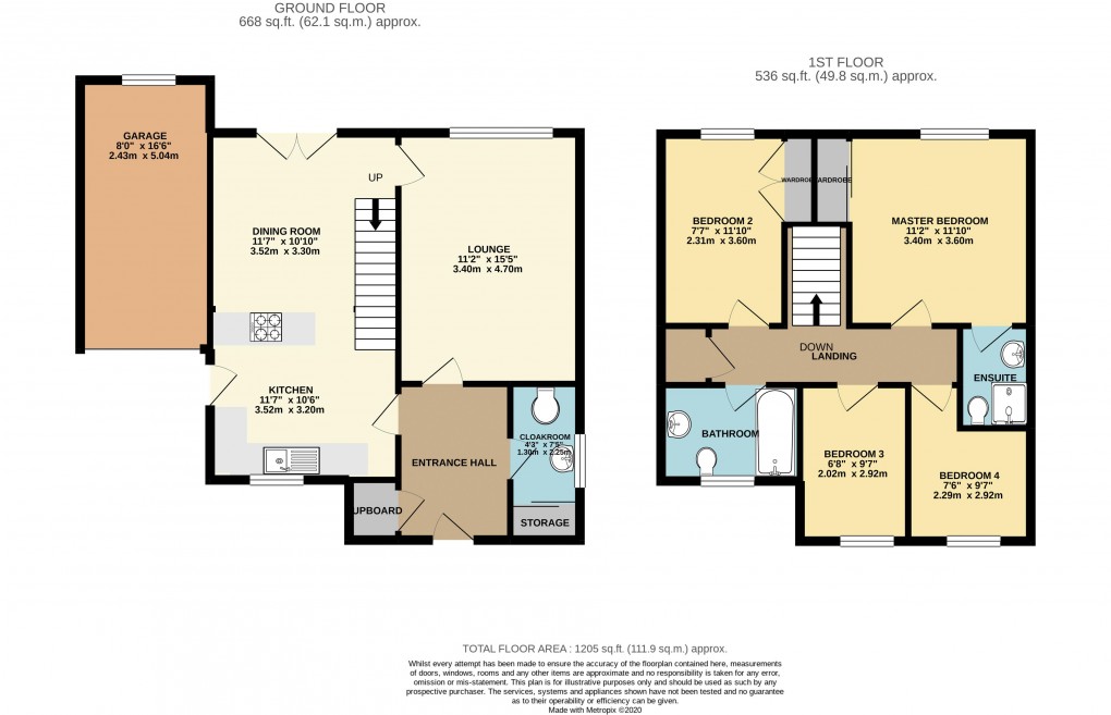 Floorplan for Shenley Lodge, Buckinghamshire