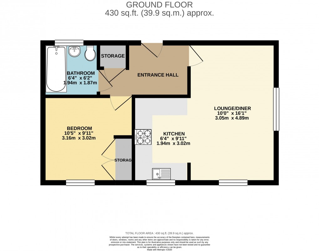 Floorplan for Tattenhoe, Buckinghamshire