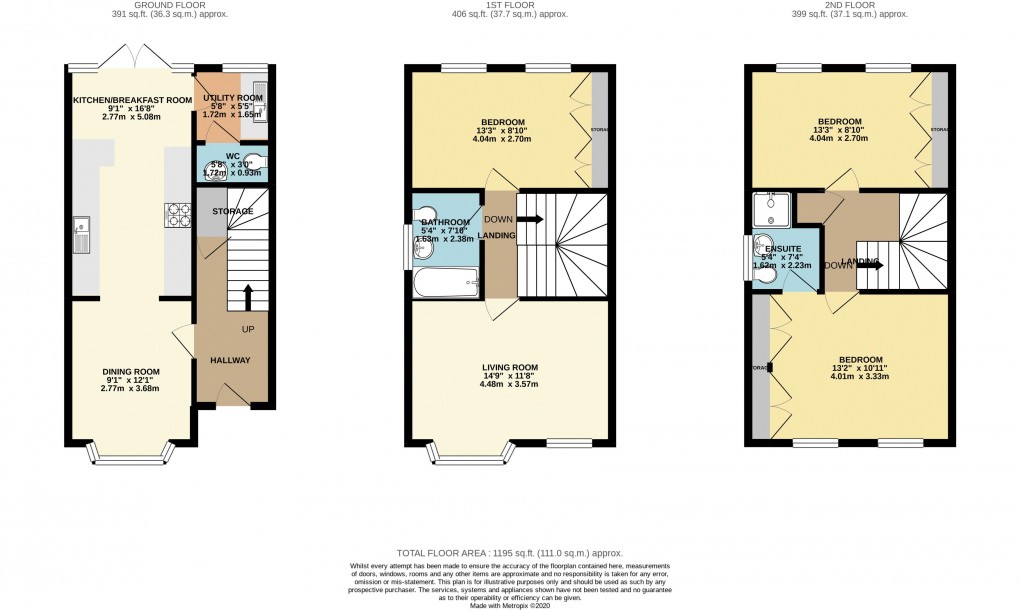 Floorplan for Westcroft, Buckinghamshire