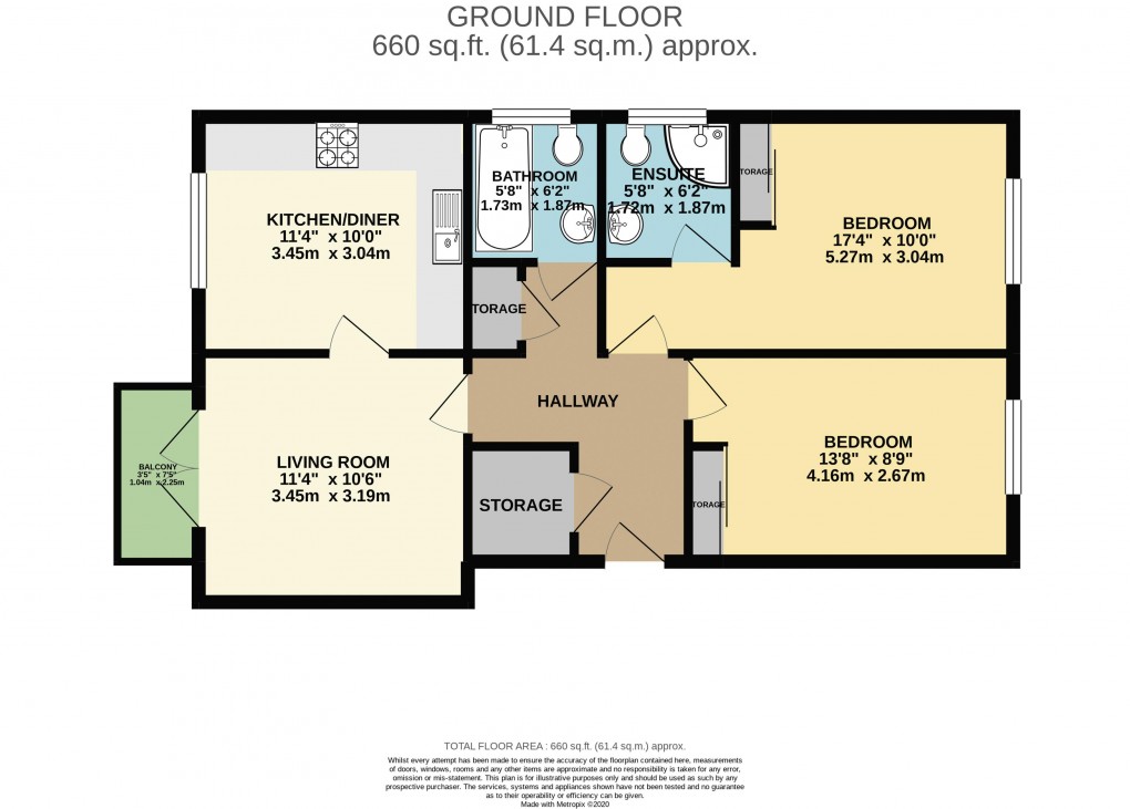 Floorplan for Willen Park, Buckinghamshire