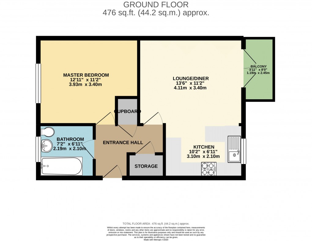 Floorplan for Broughton, Buckinghamshire
