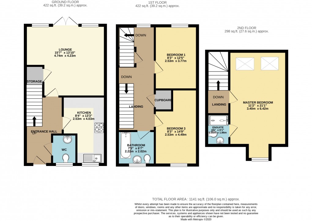 Floorplan for Tattenhoe Park, Buckinghamshire