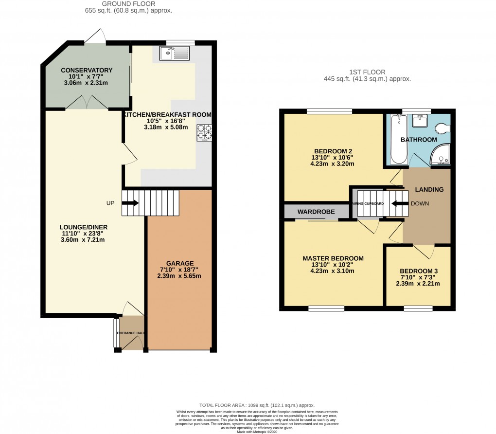 Floorplan for Eaglestone, Milton Keynes, Buckinghamshire