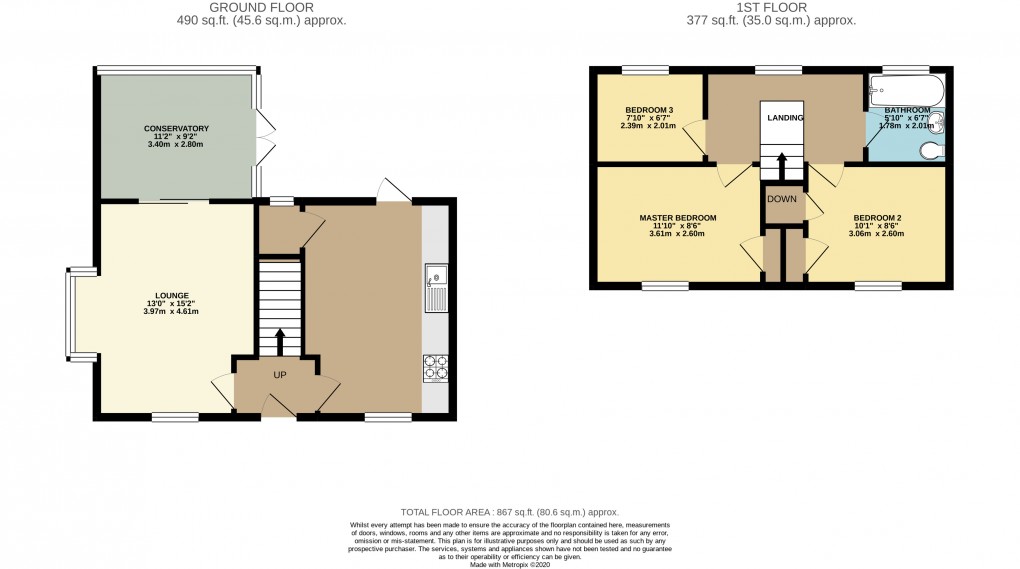 Floorplan for Bradwell Common, Buckinghamshire