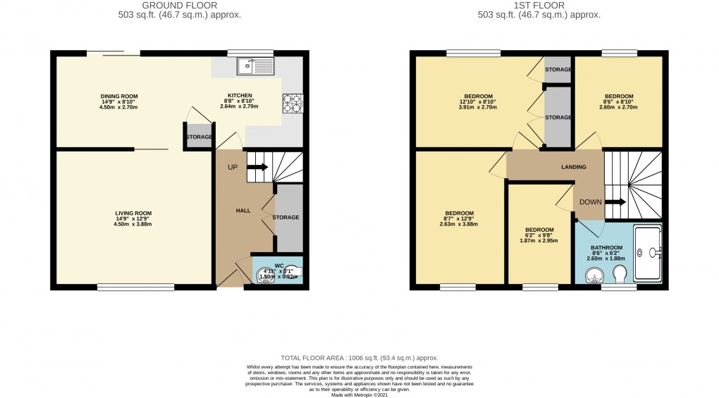 Floorplan for Stony Stratford, Milton Keynes, Bucks