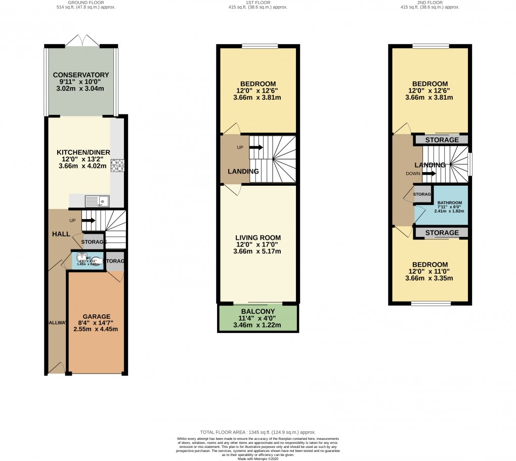 Floorplan for Peartree Bridge, Milton Keynes, Buckinghamshire