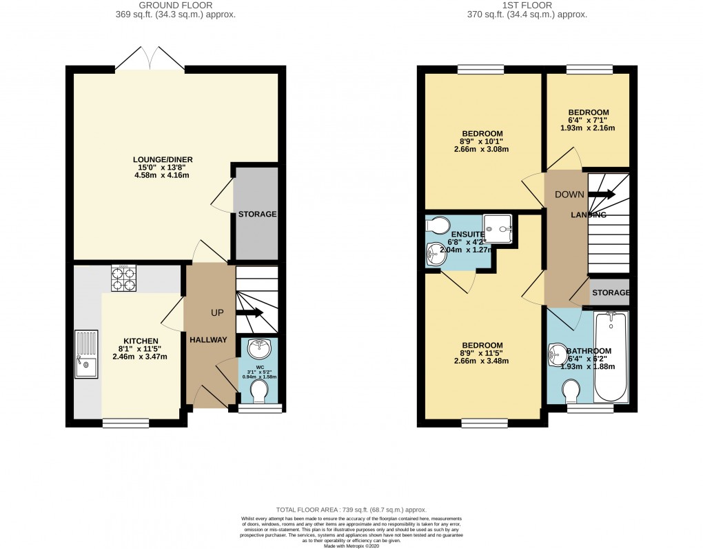 Floorplan for Broughton, Milton Keynes