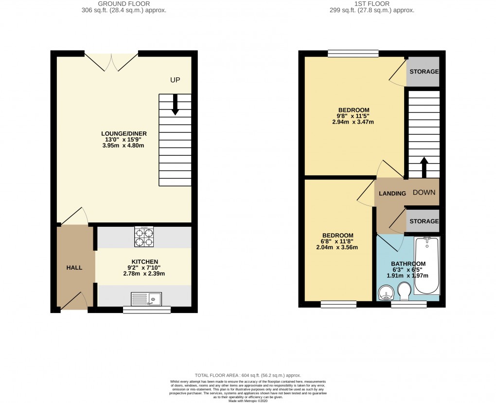 Floorplan for Crownhill, Milton Keynes, Buckinghamshire