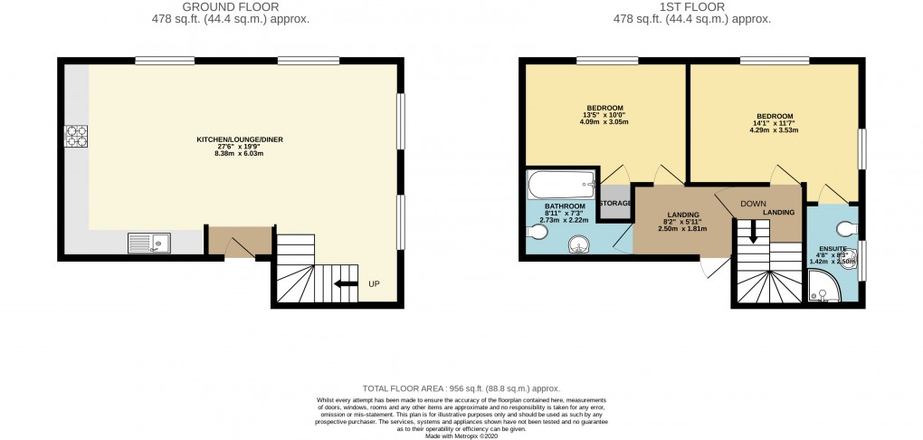 Floorplan for Middleton, Milton Keynes, Bucks