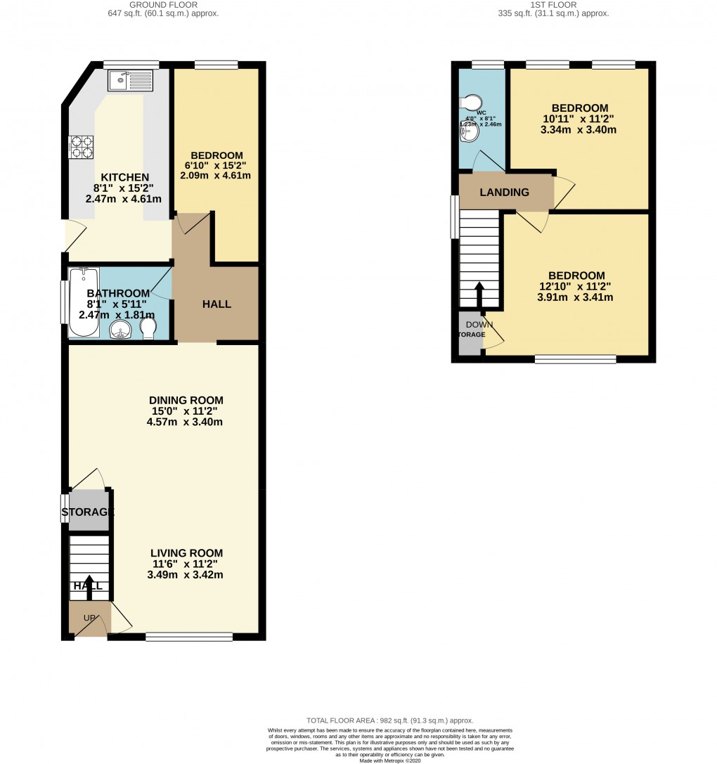 Floorplan for Bradwell Village, Milton Keynes