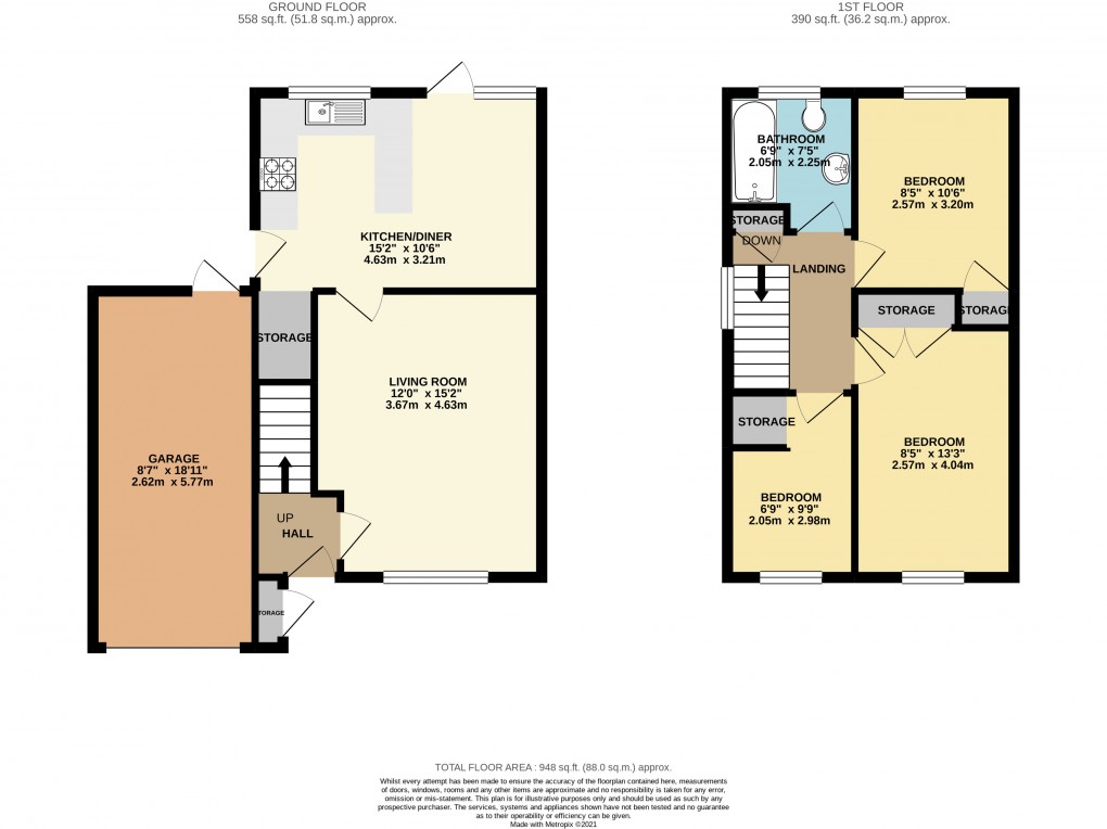 Floorplan for Fullers Slade, Milton Keynes