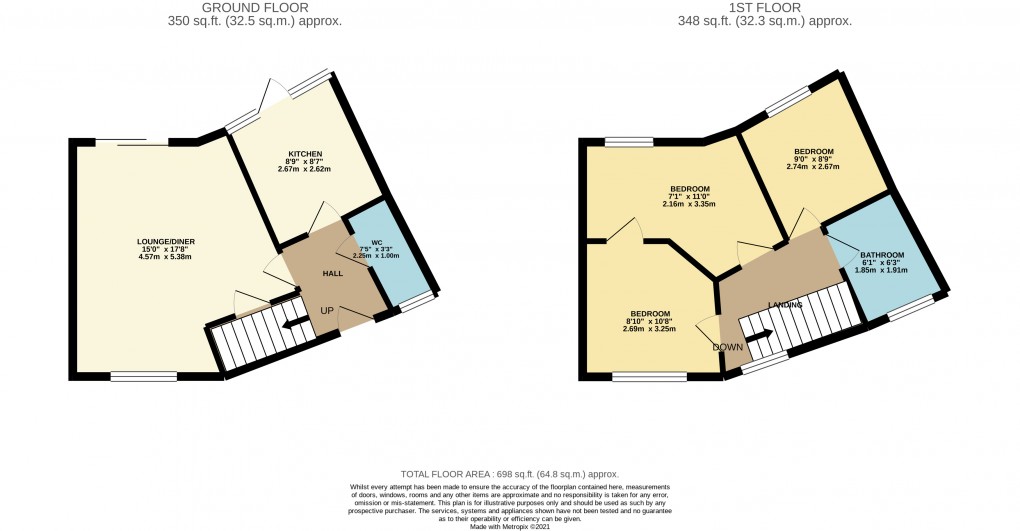 Floorplan for Monkston