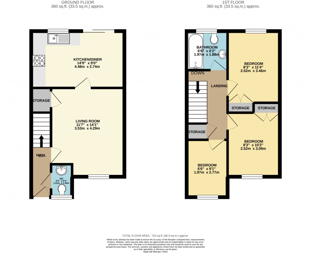 Floorplan for Shenley Brook End, Milton Keynes