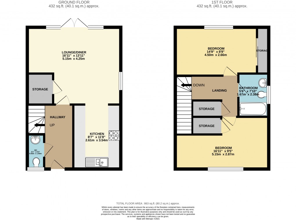 Floorplan for Brooklands