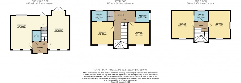 Floorplan for Brooklands, Milton Keynes