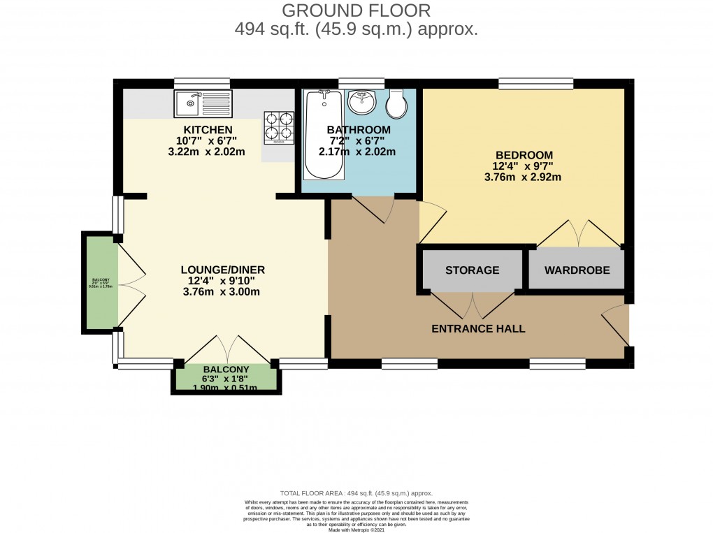 Floorplan for Medbourne, Milton Keynes