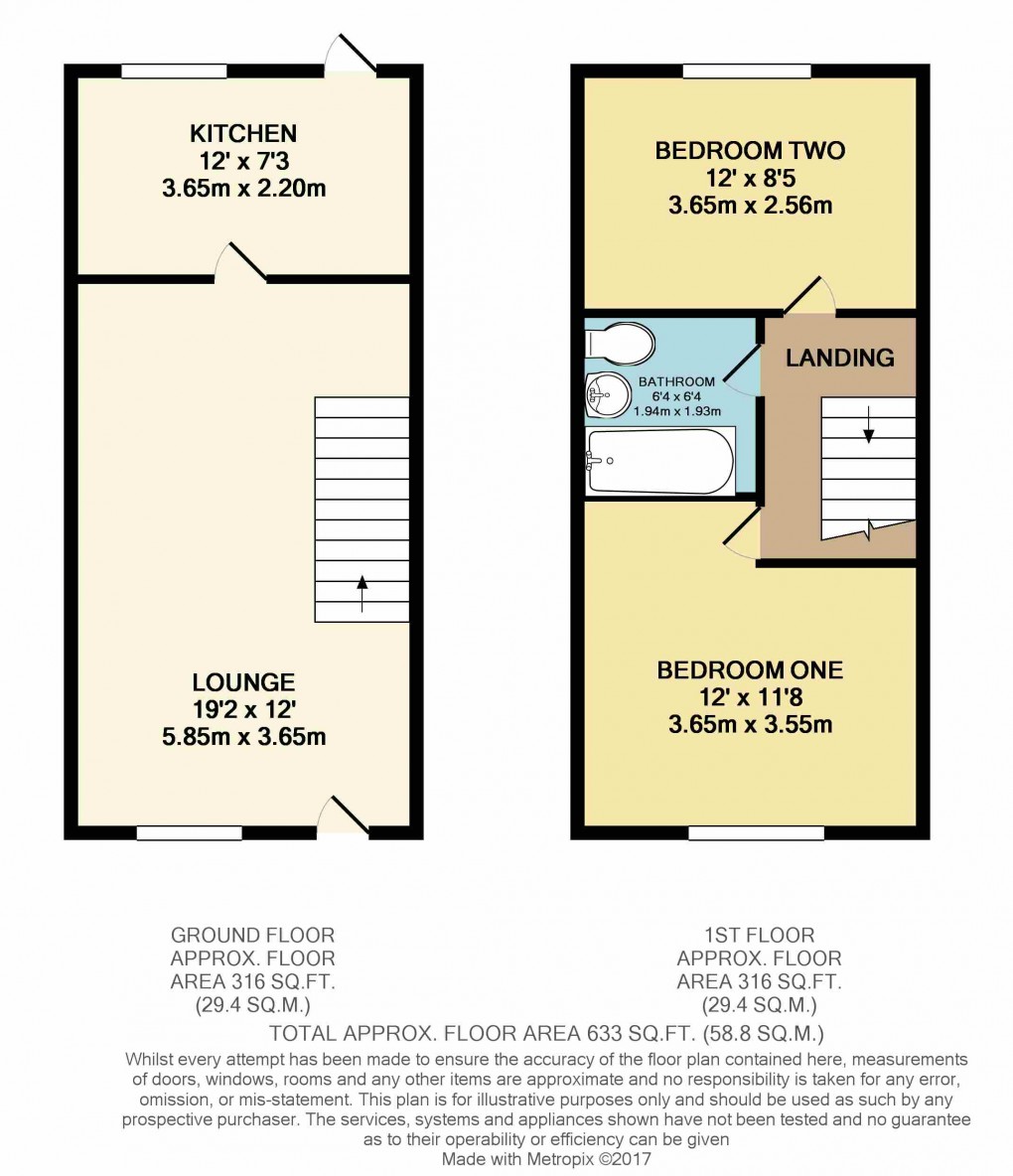 Floorplan for Two Mile Ash, Milton Keynes, Buckinghamshire