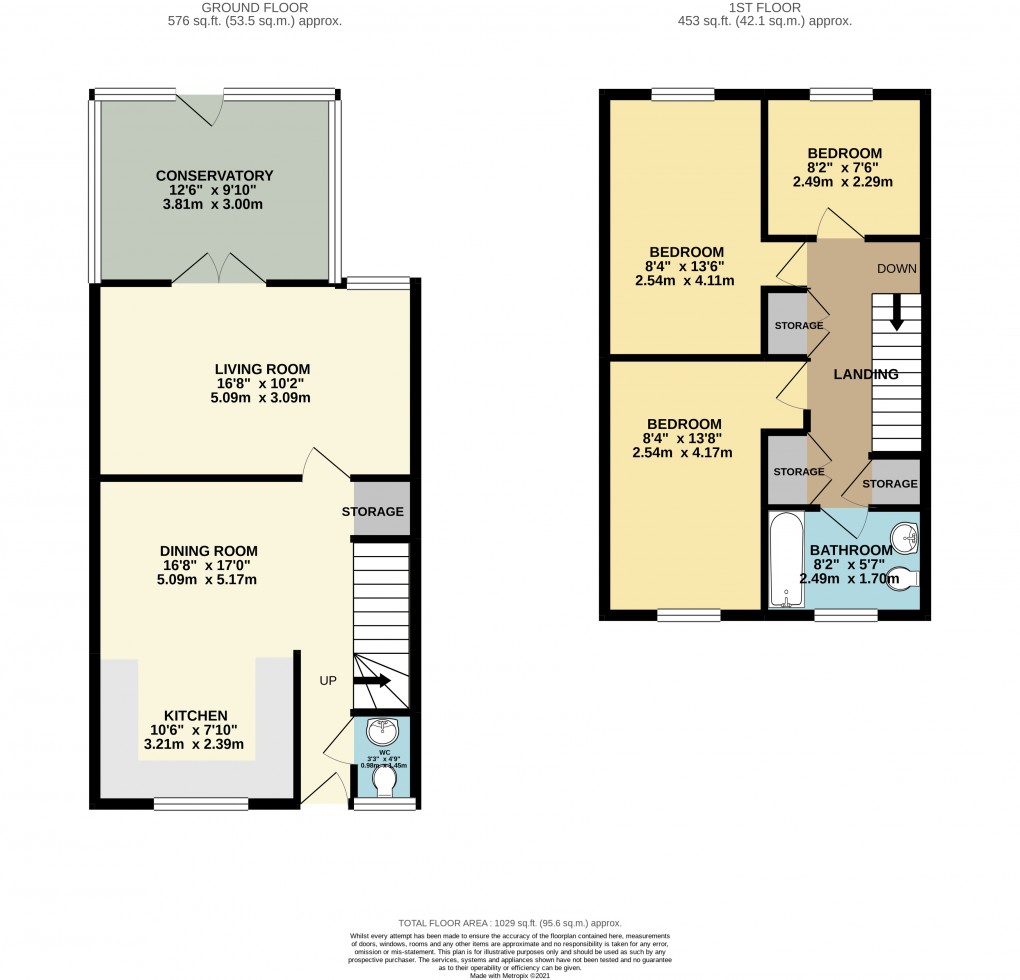 Floorplan for Heelands, Milton Keynes, Buckinghamshire