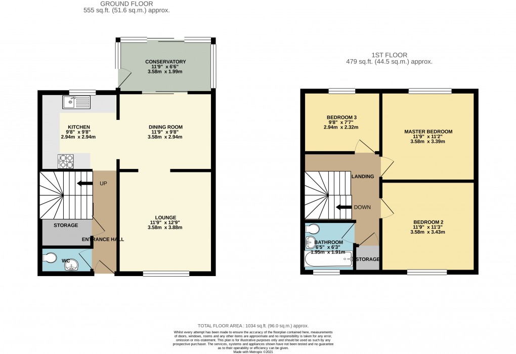 Floorplan for Stacey Bushes, Milton Keynes, Buckinghamshire