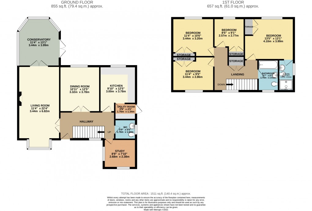 Floorplan for Tattenhoe