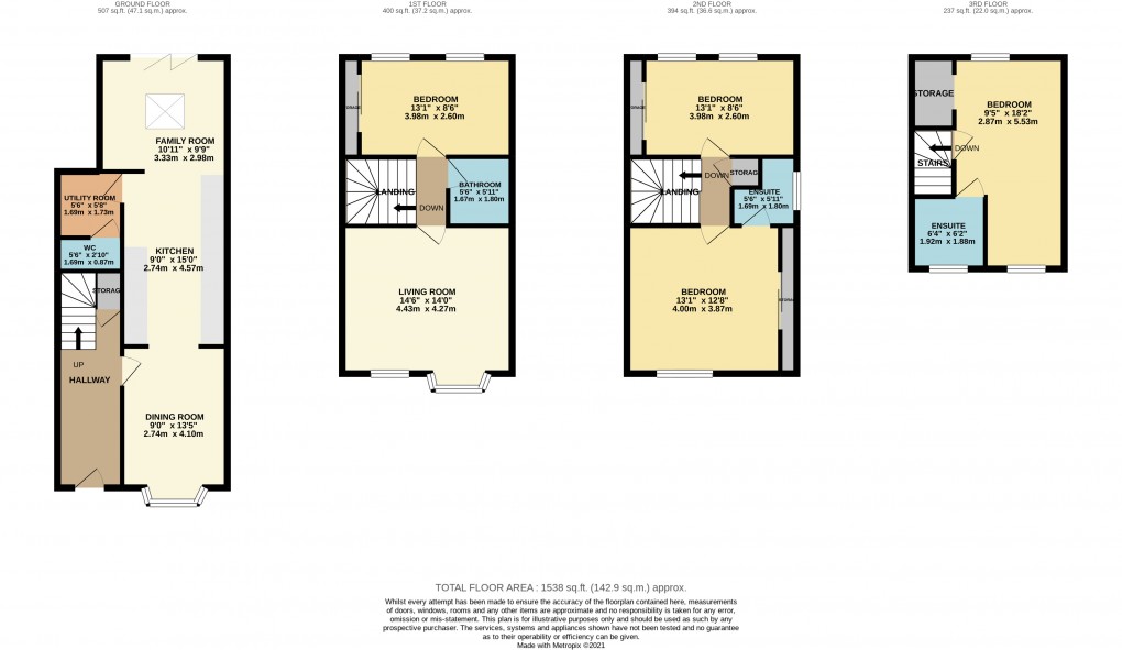 Floorplan for Tattenhoe