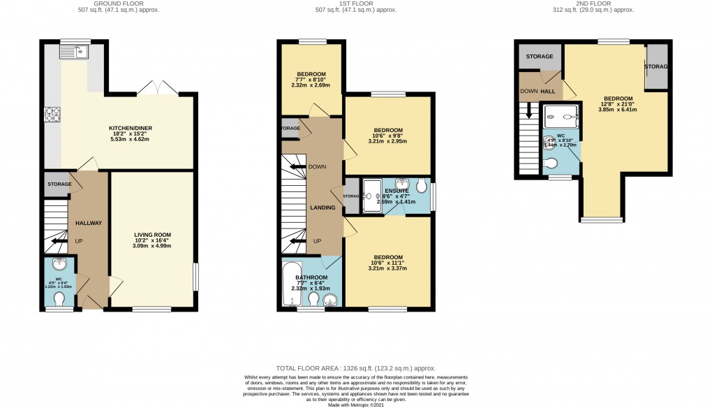 Floorplan for Brooklands, Milton Keynes