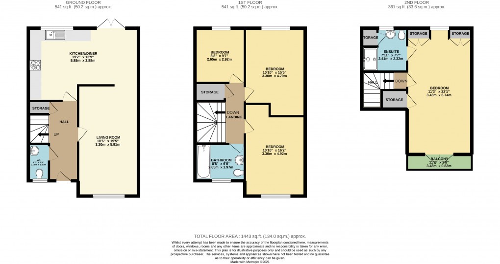 Floorplan for Broughton, Milton Keynes