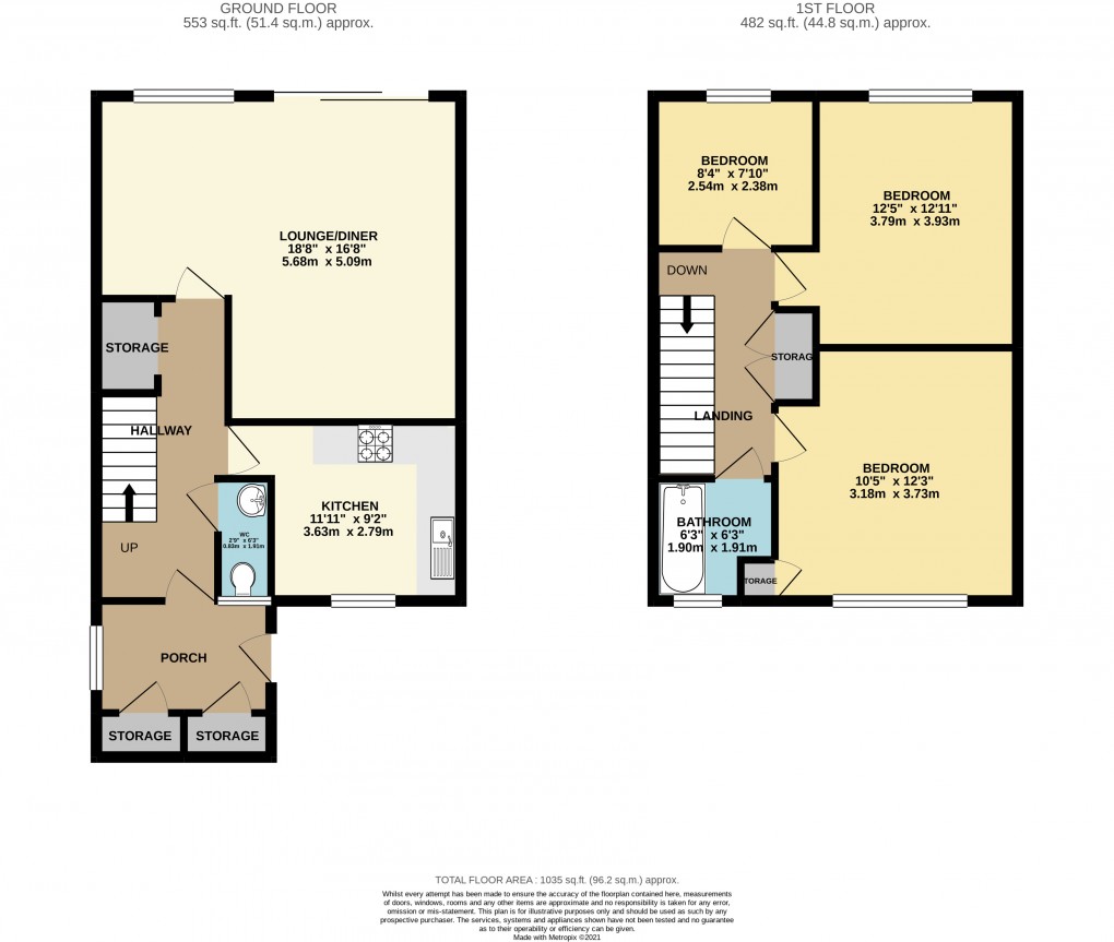 Floorplan for New Bradwell, Milton Keynes