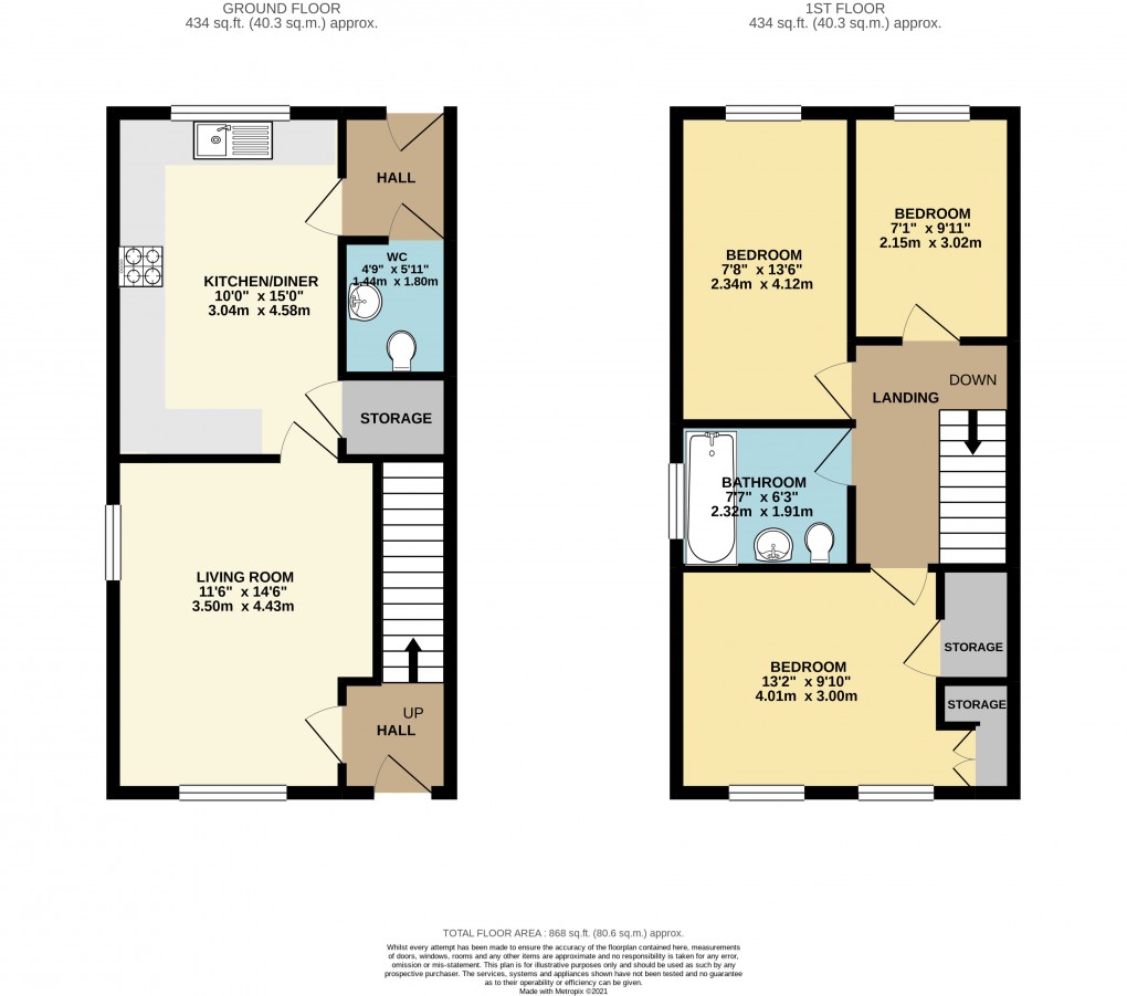 Floorplan for Brooklands