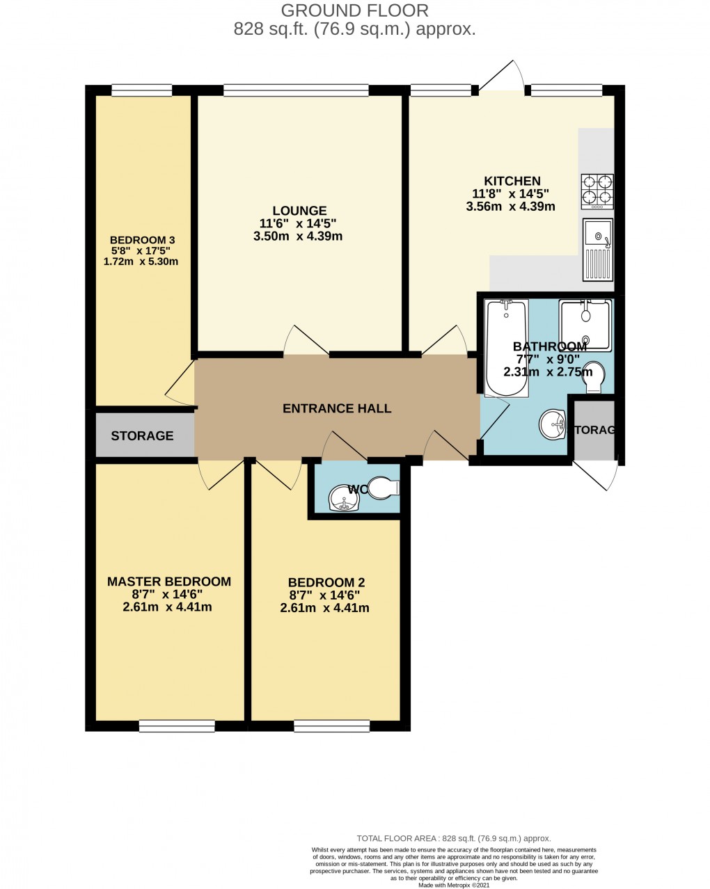 Floorplan for Beanhill, Milton Keynes, Bucks