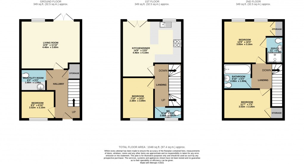 Floorplan for Westcroft, Milton Keynes