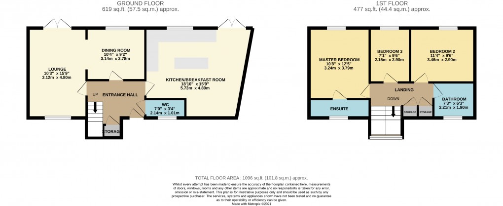 Floorplan for Shenley Church End, Milton Keynes, Buckinghamshire