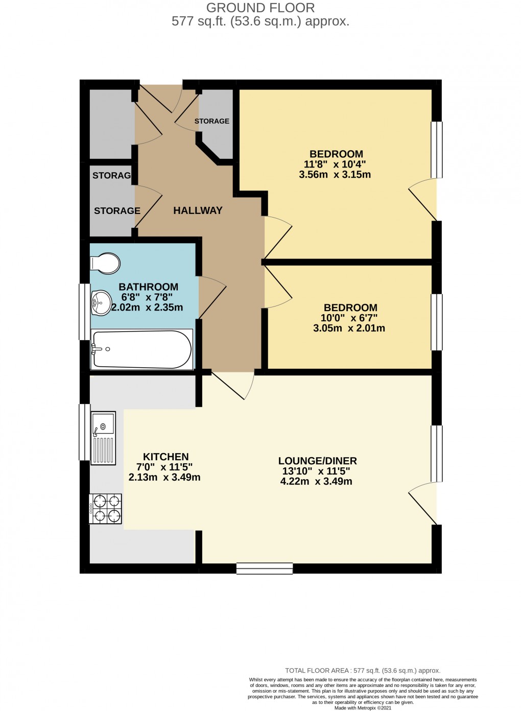 Floorplan for Fairfields, Milton Keynes