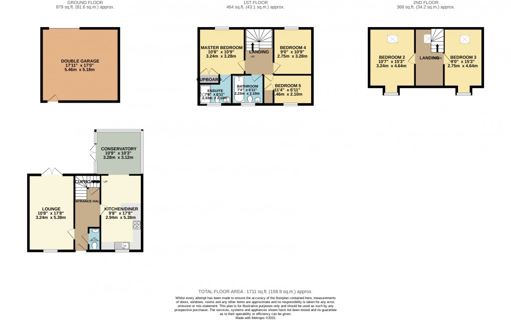 Floorplan for Broughton, Milton Keynes