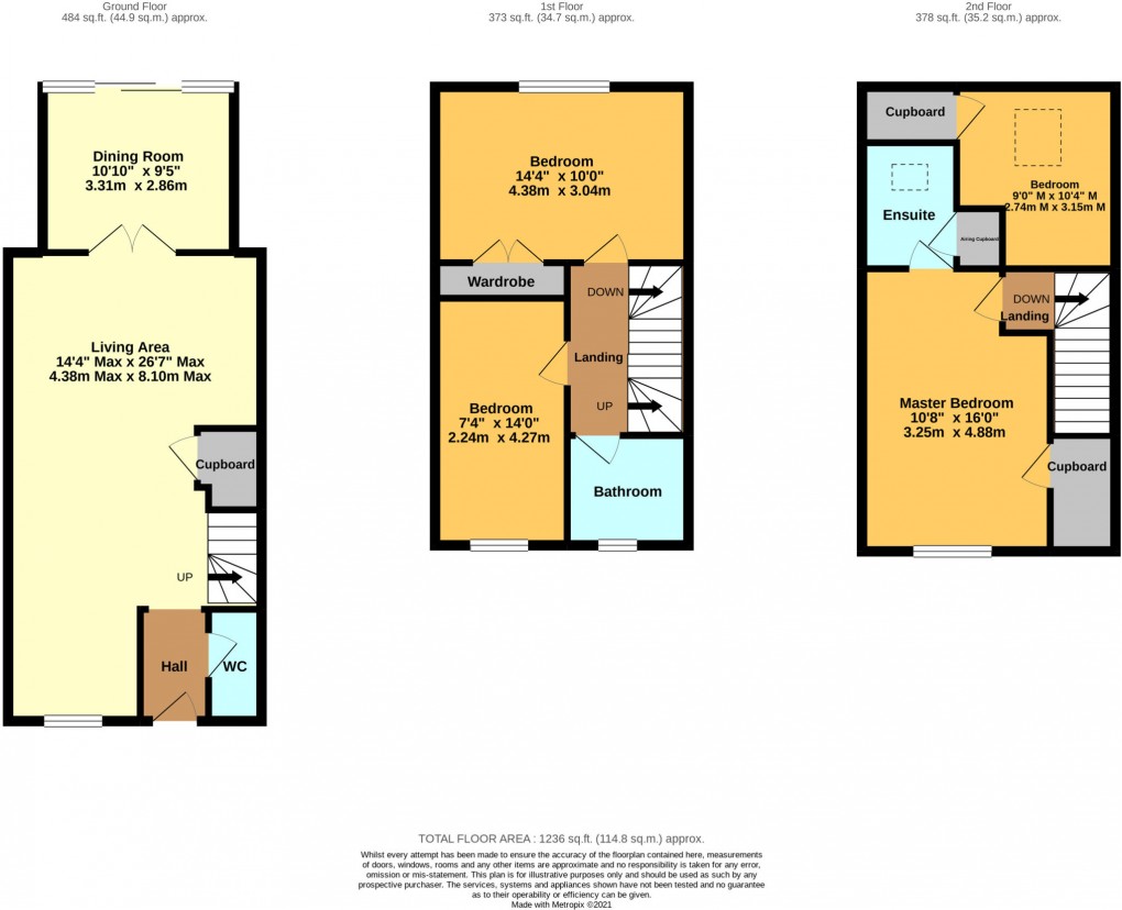 Floorplan for Oakhill, Milton Keynes