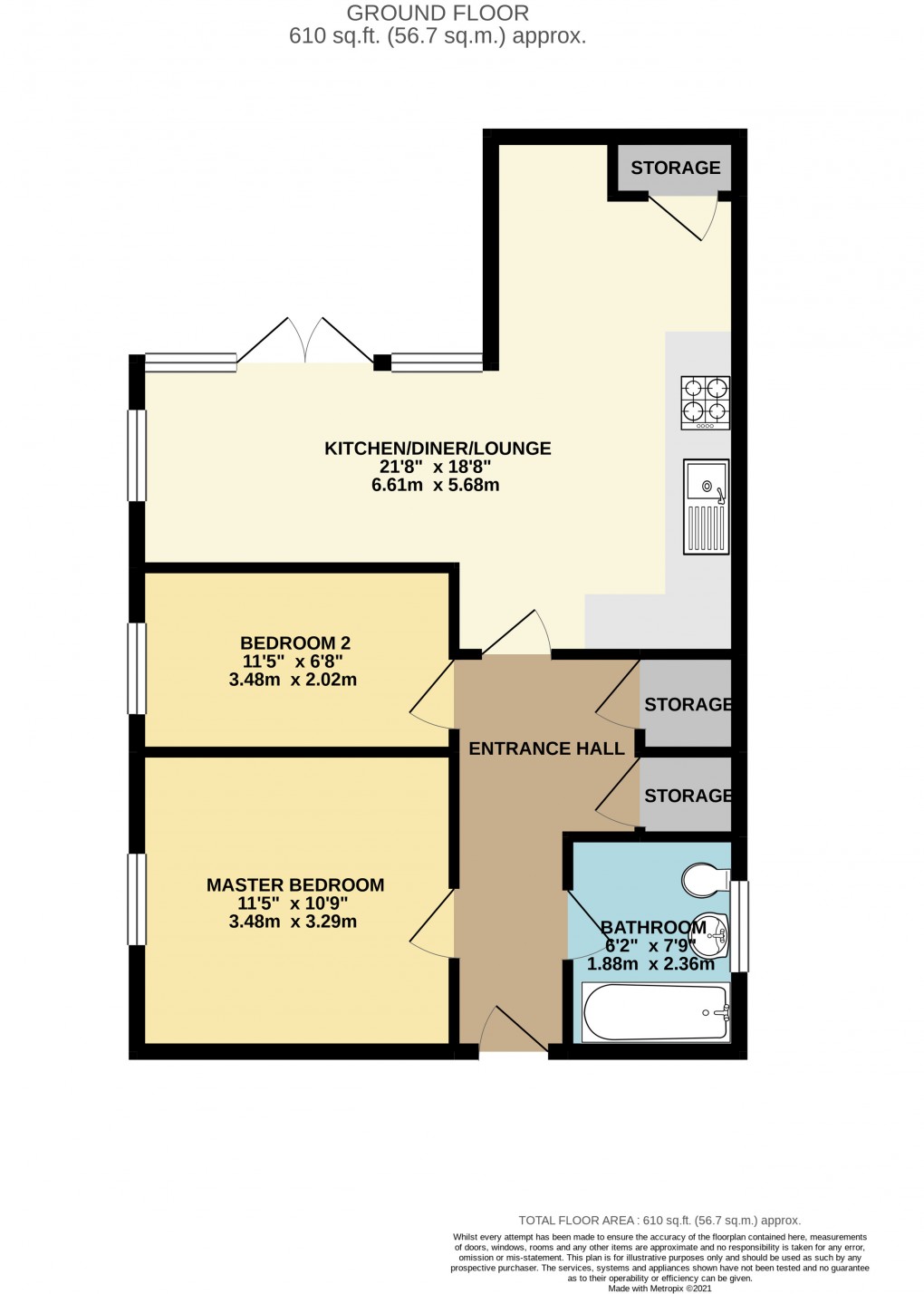 Floorplan for Whitehouse, Milton Keynes, Bucks
