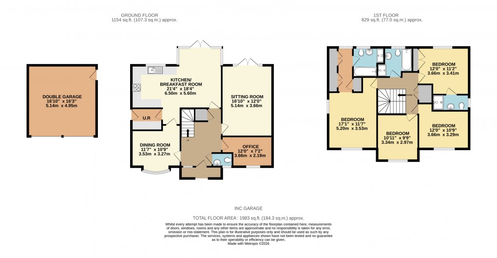 Floorplan for Brooklands, Milton Keynes